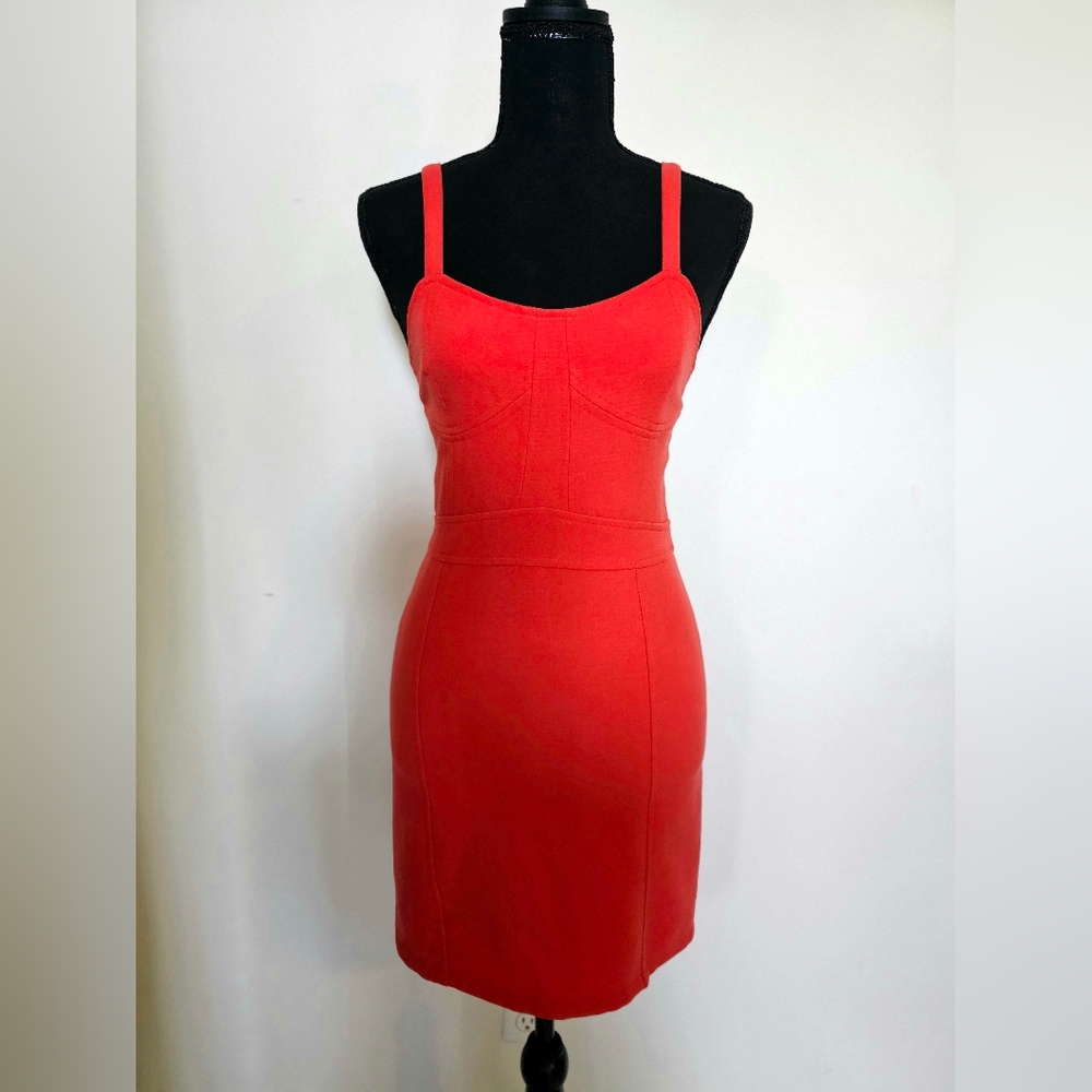 Sparkle & Fade Red Bodycon Dress Size Small